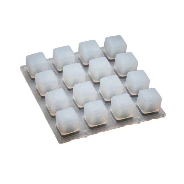 Led silikone knap